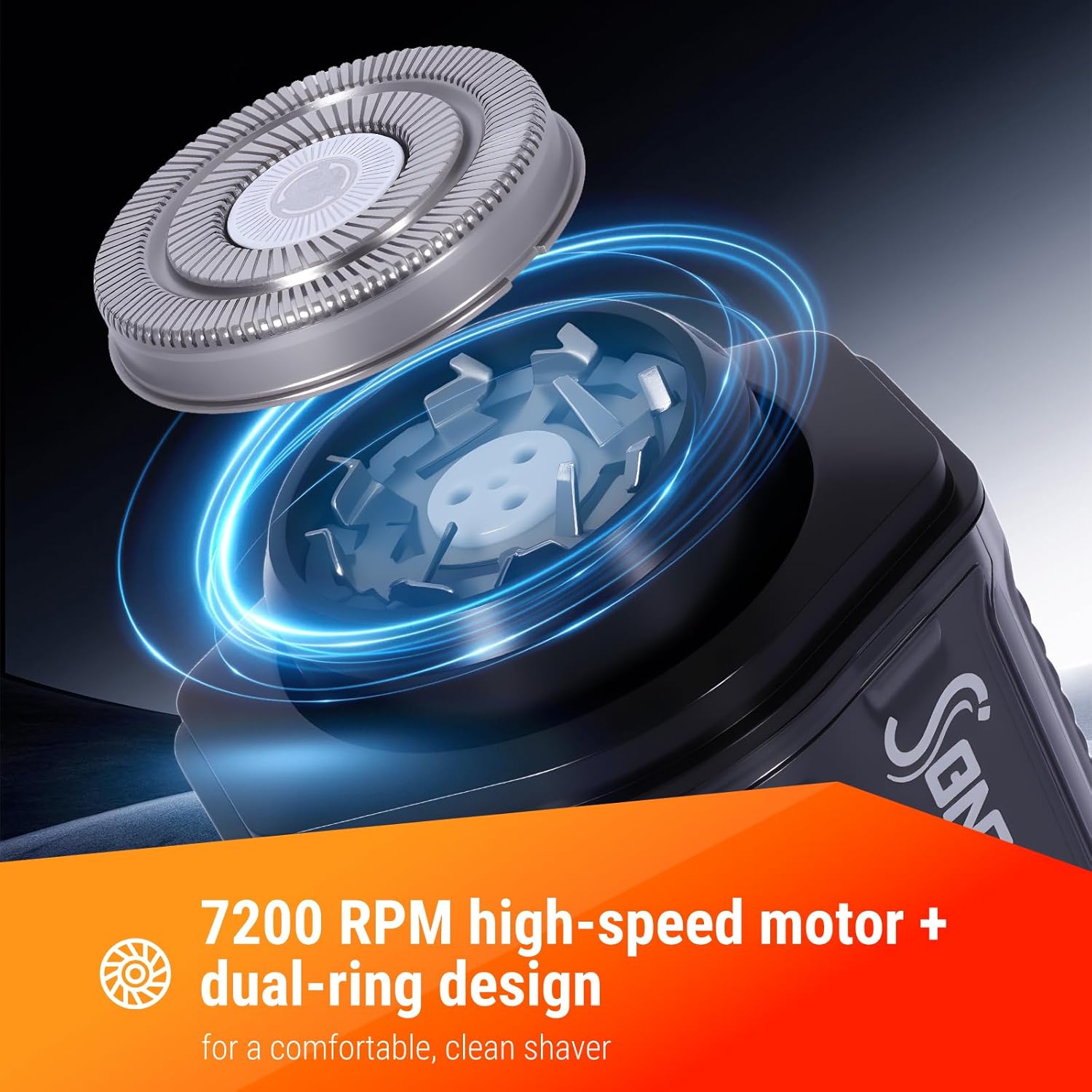 2 Pack Mini Electric Shaver Portable Travel Shavers Pocket Shaver USB-C Rechargeable Travel Razor for Men Electric Beard Trimmer Suitable for Home car Office and Business Travel Unisex Easy Cleaning - Image 2