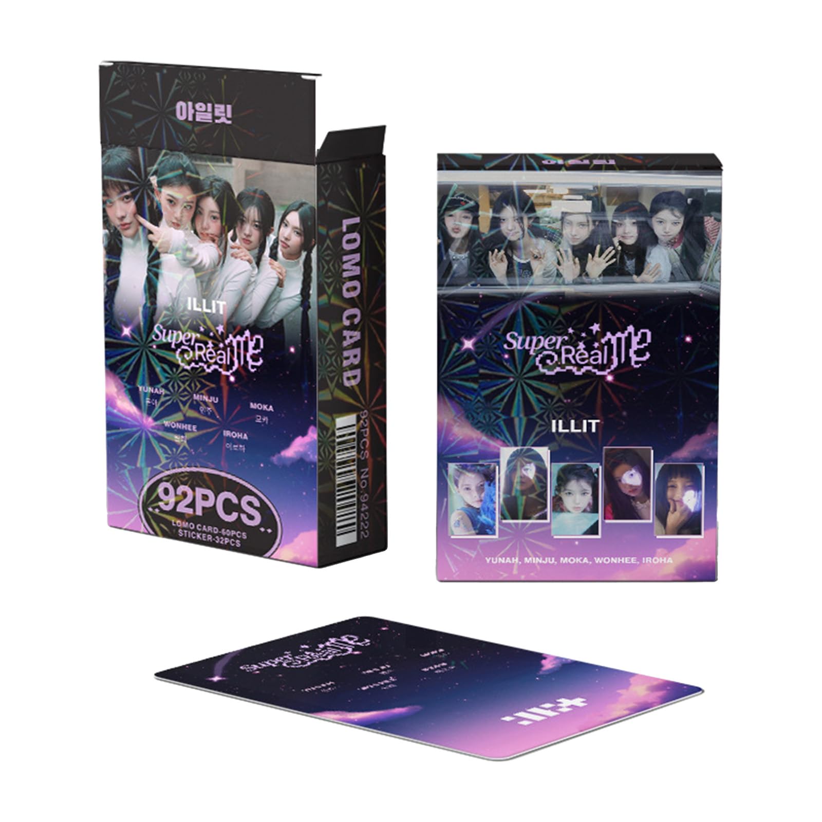 Amazon.co.jp: FOURBOM ILLIT フォトカード 92枚 ILLIT アルバム