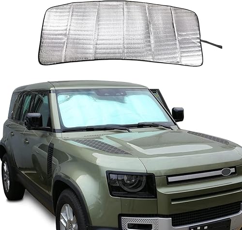 YIWANG Parasol plegable para parabrisas de automóvil, reflector de rayos UV para ventana delantera y ventana completa para Land Rover Defender 90