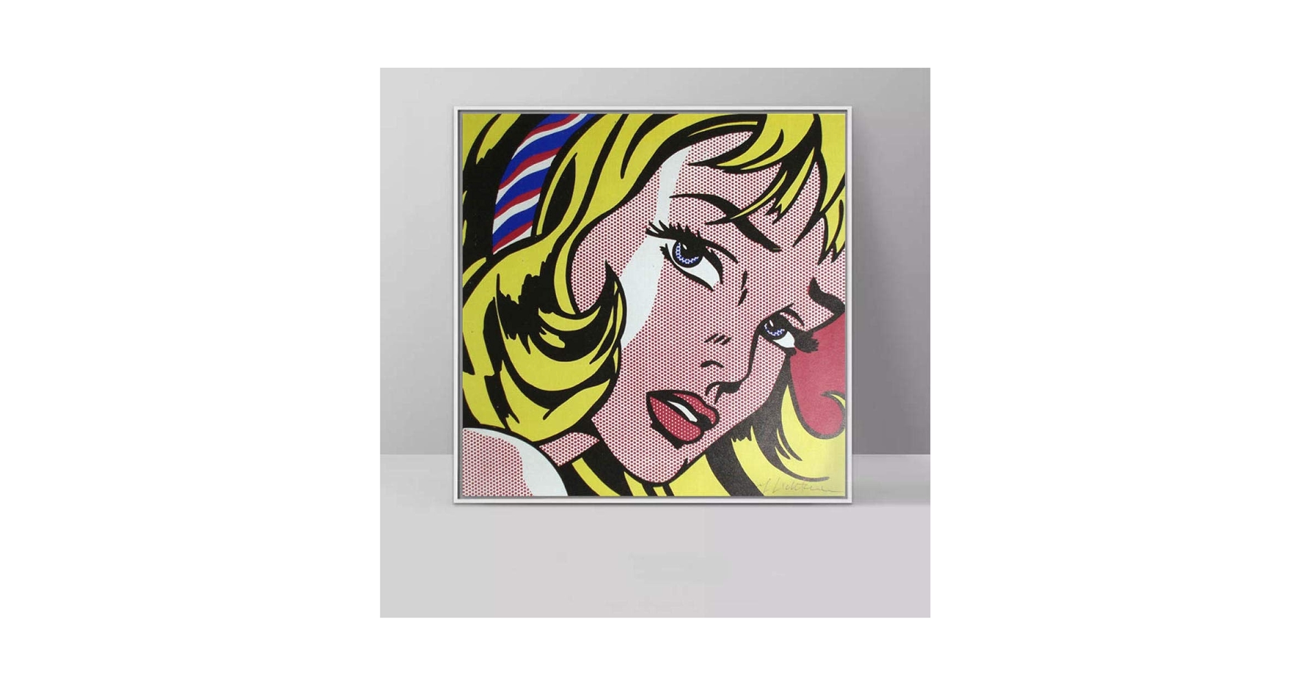 ロイリキテンスタイン　【100X70】ポスター　ビンテージ ロイリキテンスタイン 【100X70】ポスター ビンテージ