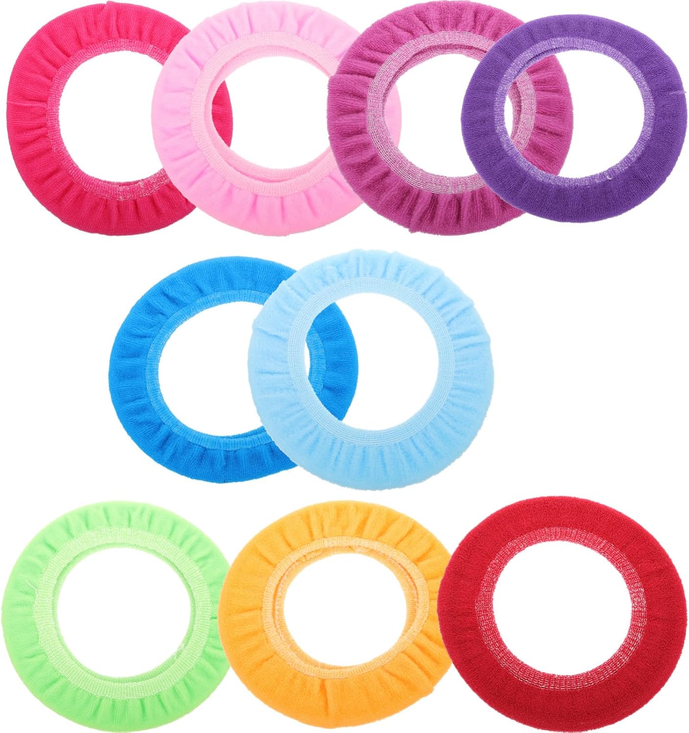 9Pcs Stretchable Toilet Seat Cover Washable Bathroom Accessories for Toilets Portable and Cushions for Home Decor