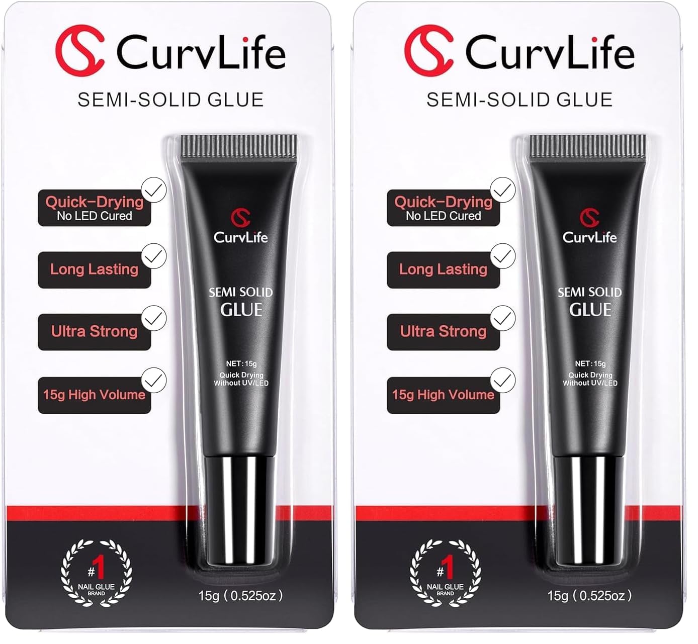 CurvLife Nail Glue: Strong Hold for Press-On Nails -8 CurvLife Nail Glue: Strong Hold for Press-On Nails -8