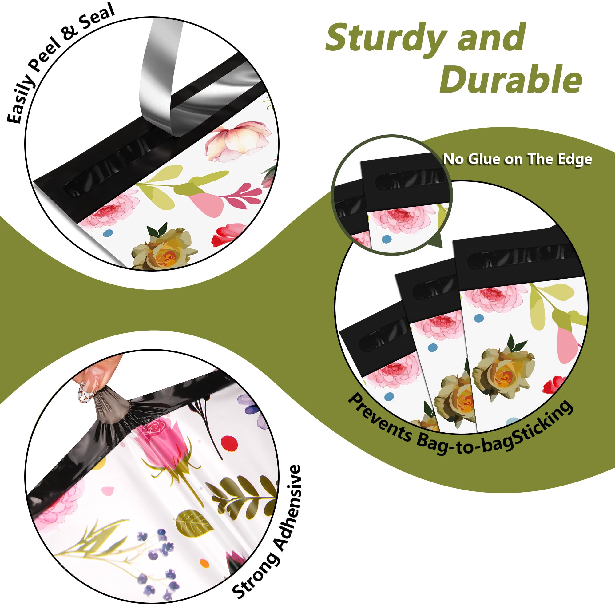 Lot 25 Sacs D'expédition En Polyéthylène 10x13 Pouces Auto