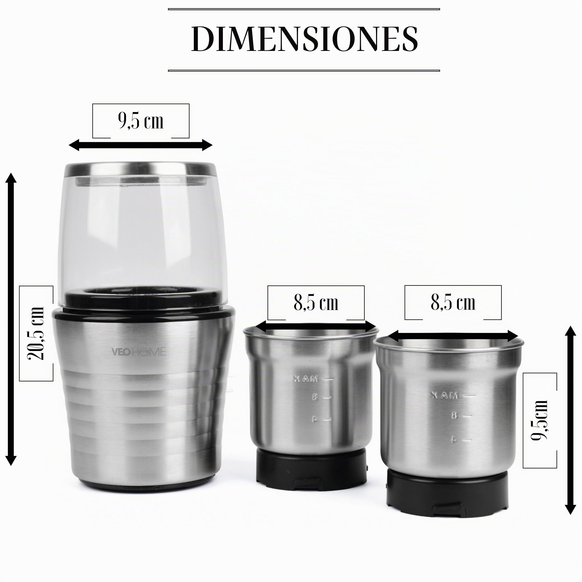 molinillos de cafe electricos VeoHome molinillo especias semillas lino