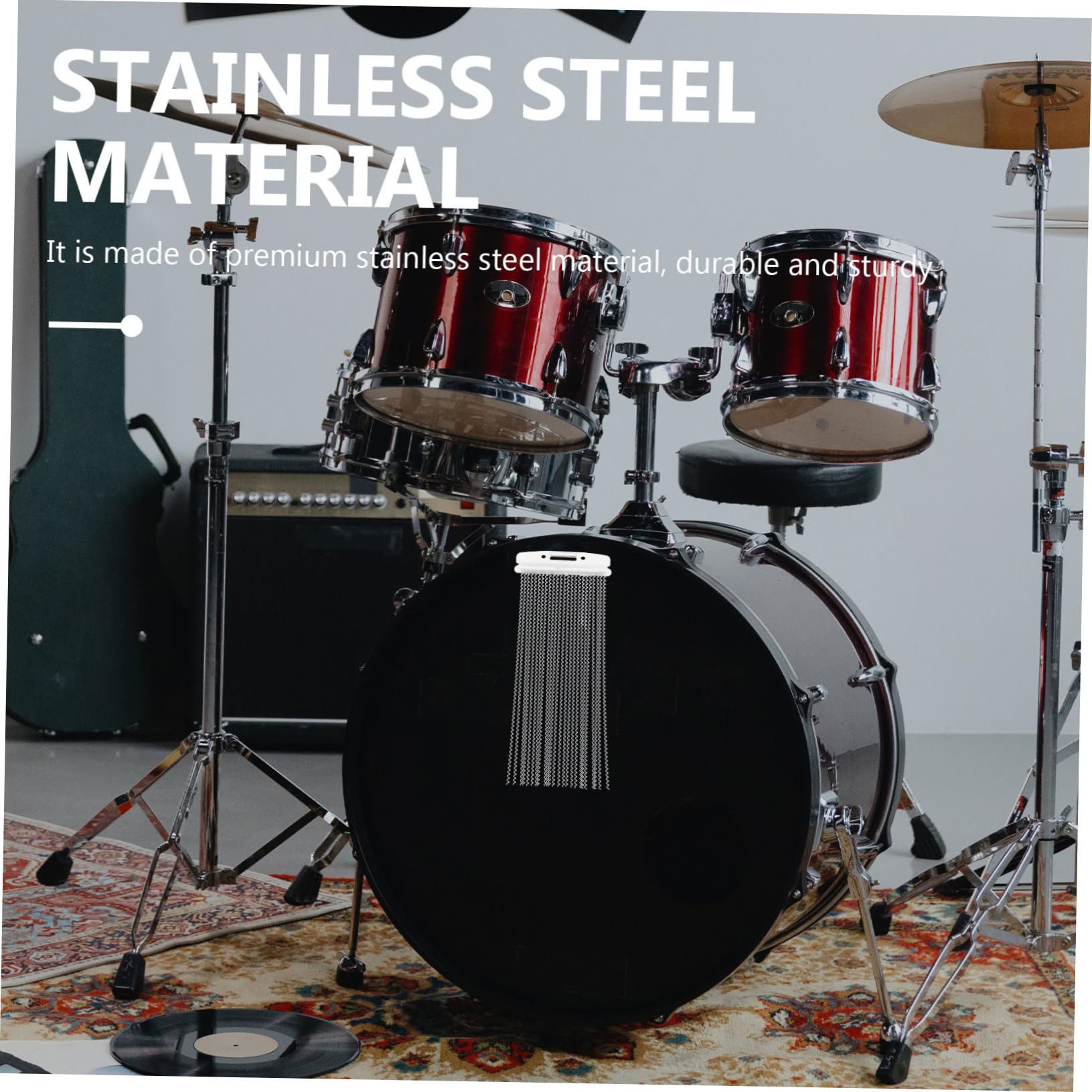 COSMEVIVI 24 Strand Metal Snare Wire Replacement for Snare Drum for Percussion Instruments