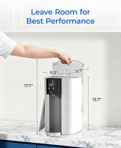 Miniatura 7 de Mineral alcalino sistema de ósmosis inversa Waterdrop CoreRO, certificado NSFANSI 58 y 372, filtro de agua de ósmosis inversa de 7 etapas para