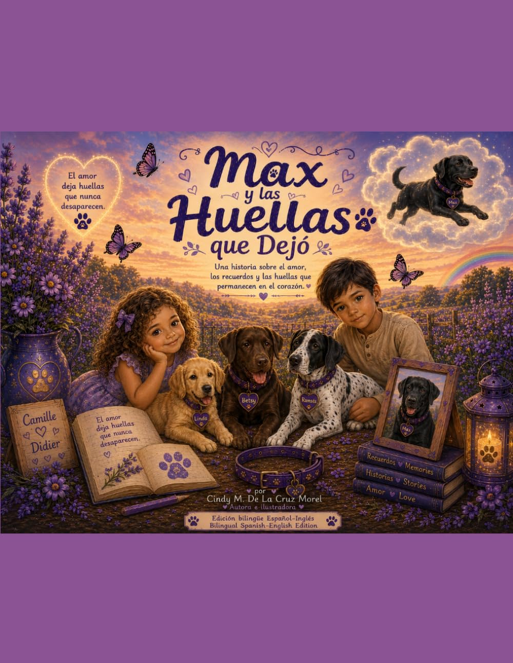 Max y las Huellas que Dejó: Una historia sobre el amor, los recuerdos y las huellas que permanecen en el corazón.