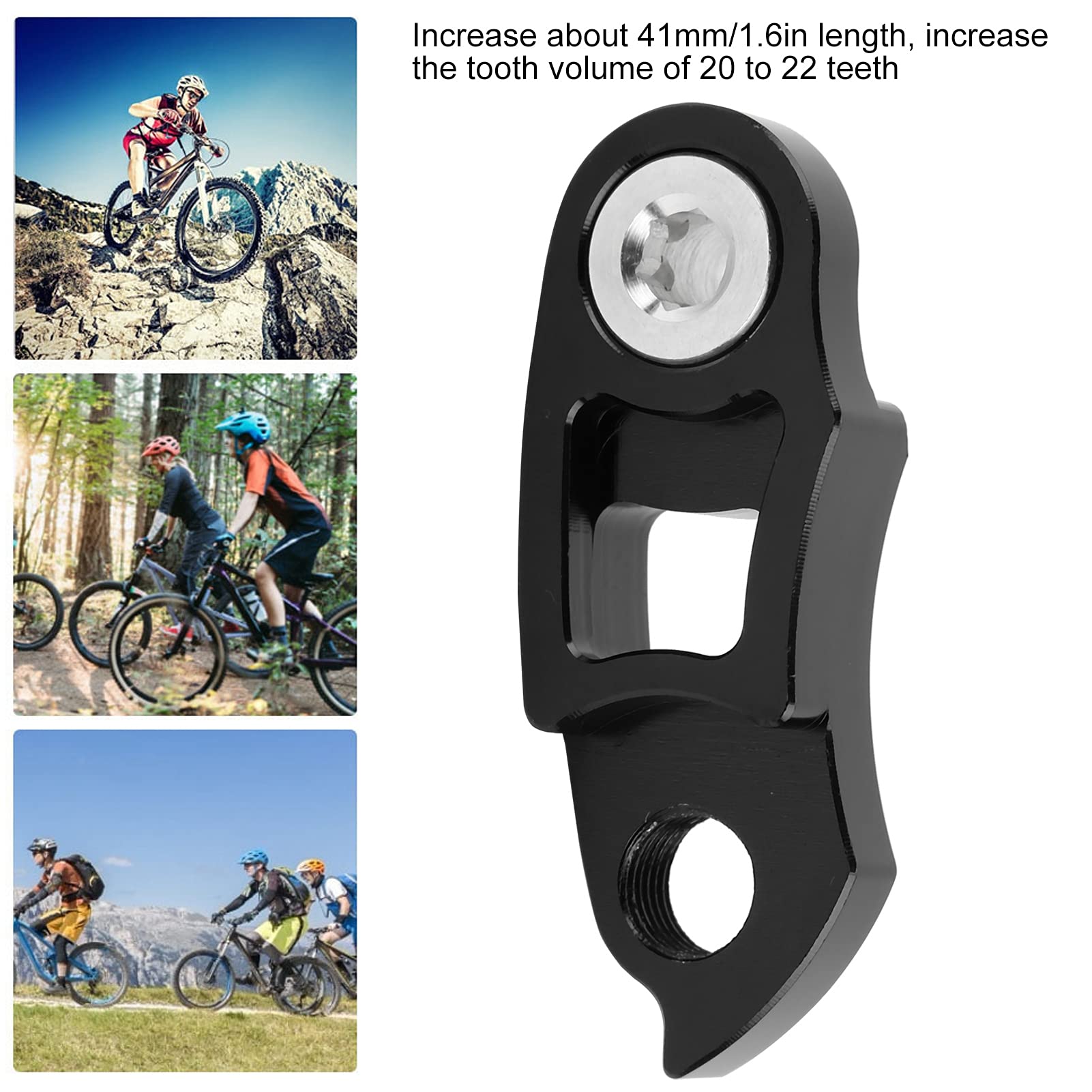 Extension De Cintre De Dérailleur Arrière De Vélo, Extension De Crochet De Queue En Aluminium Pour Vélo De Route Et Vtt