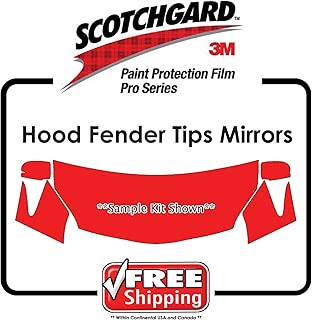 Any CAR - 3M PRO Series - Hood Fender Tips Mirrors Scotchgard Paint Protection Film kit - coolthings.us