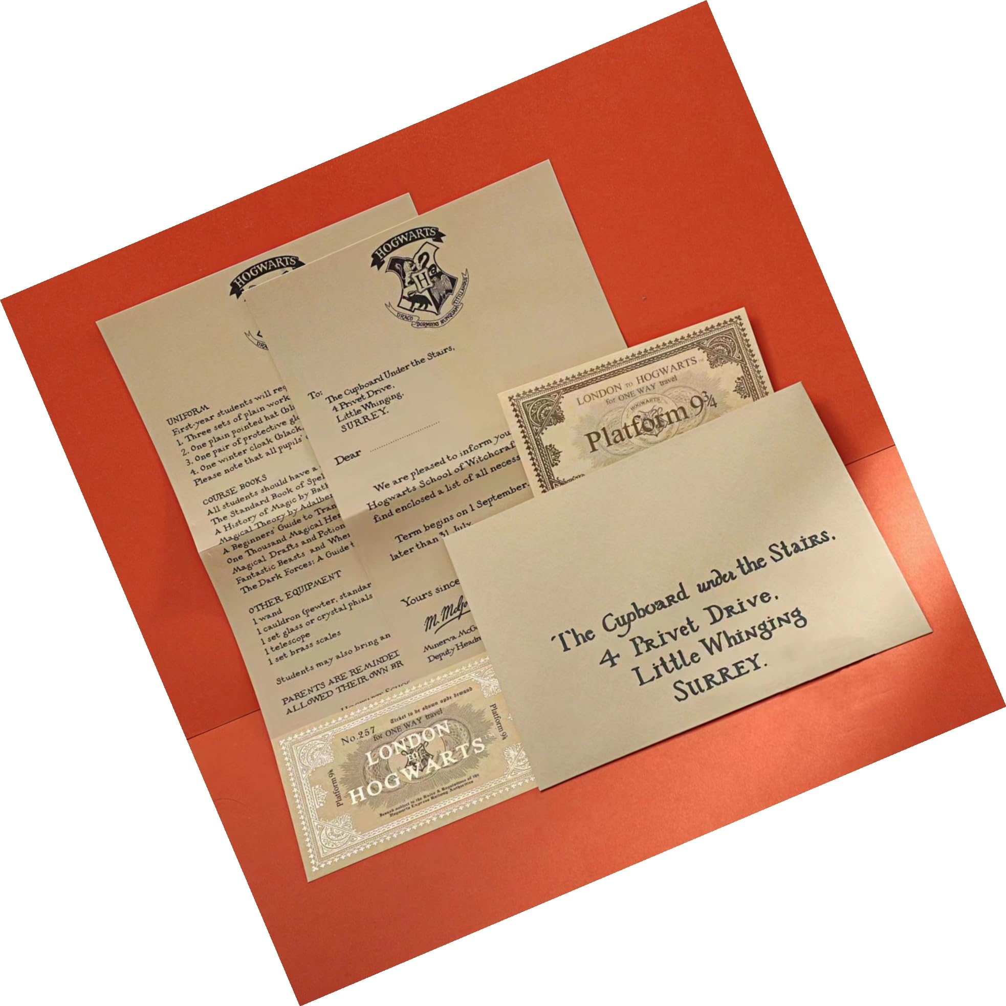 ハリーポッター＊書類入学セット, image size:1966x1966