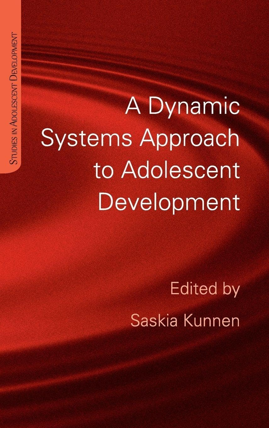 Buy A Dynamic Systems Approach to Adolescent Development (Studies in Adolescent Development) โ BookShops.in