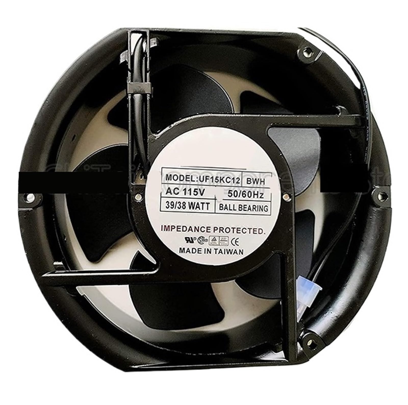 Ventilateur UF15KC12BWH 115V haute performance pour refroidissement de serveur stable