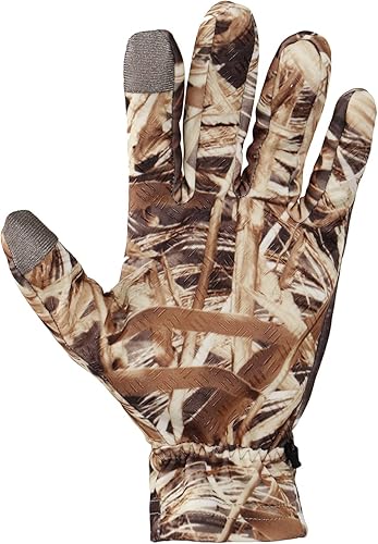 Miniatura 4 de AUSCAMOTEK Guantes de camuflaje de caza de pato para hombres con dedos para pantalla táctil