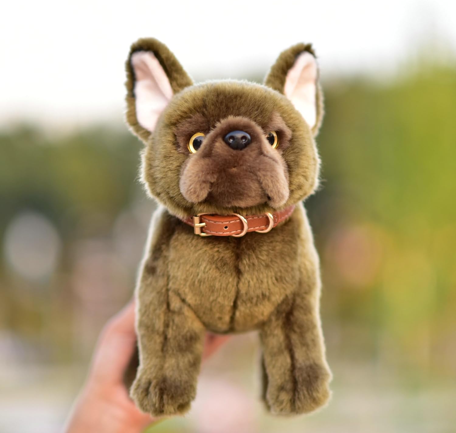 Simulated Bulldog Plush Toy, Realistic Dog Doll, Children's Festival Gift, Limbs Without Aluminum Wire, Cannot Stand Still on The Table - Image 3