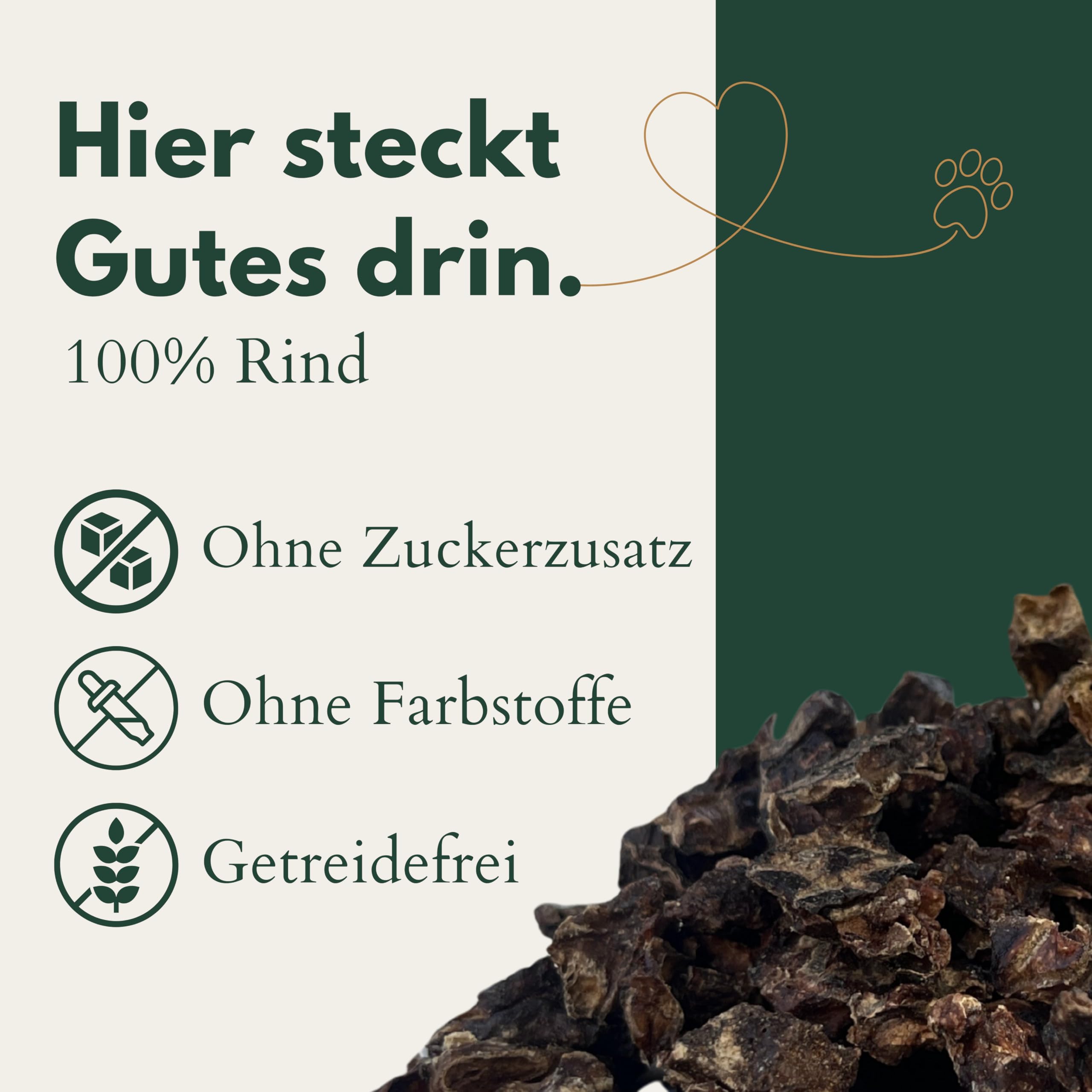 Leckerli 2kg Rinderlunge Hundesnack klein und praktisch Training Hundeleckerlie zuckerfrei getreidefrei Getrocknete Trainingshappen Trainingsleckerli