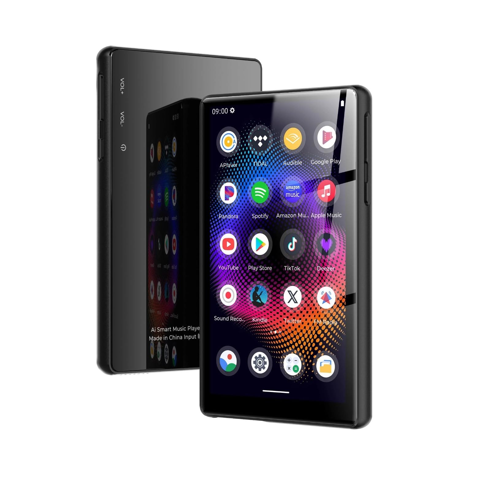 Diyeeni 192GB 5 HD Touch Screen 1280P Mp3 Player with Bluetooth and 2 4G 5G WiFi Android 11