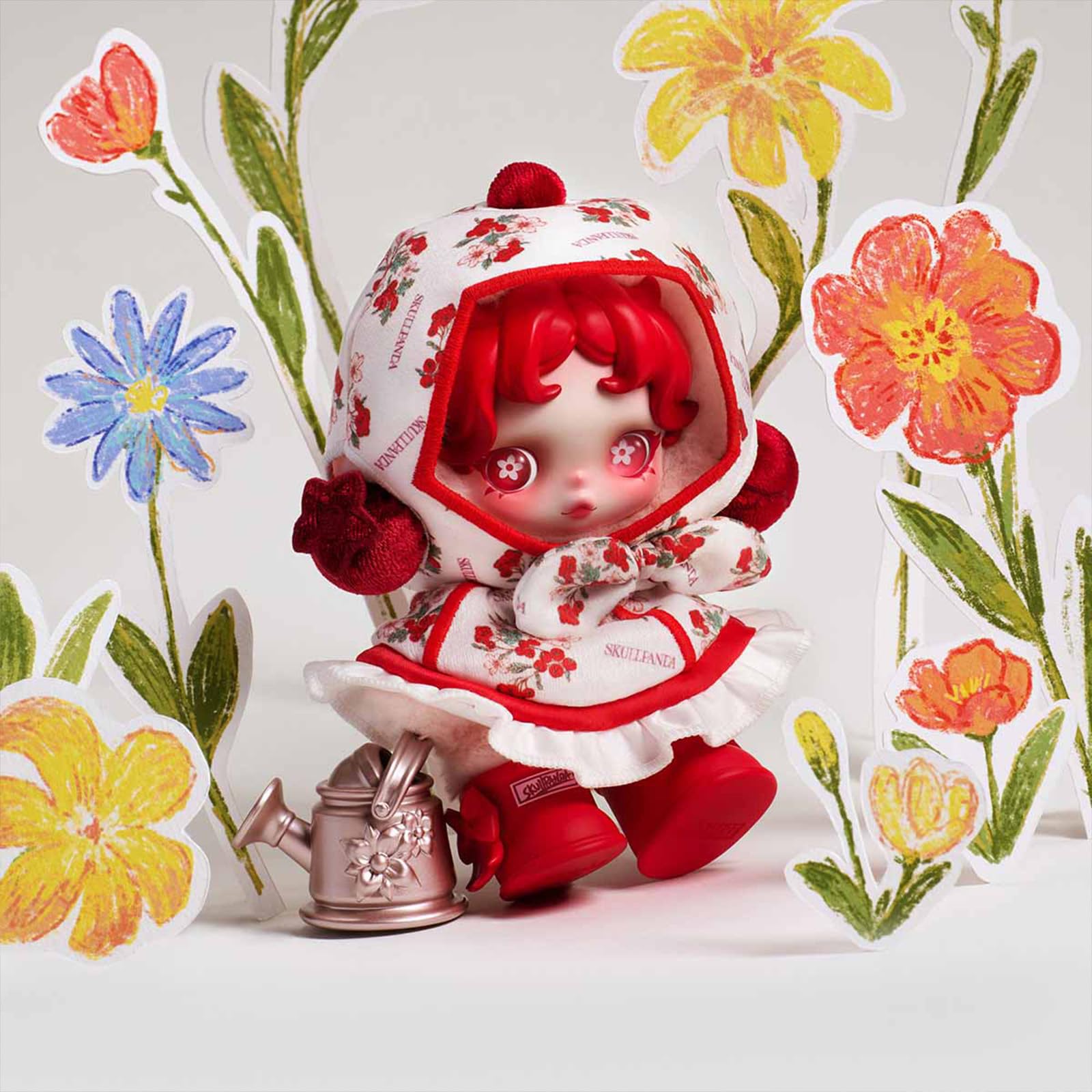 Amazon.co.jp: 【POP MART 公式ストア】SKULLPANDA Amid Flowers