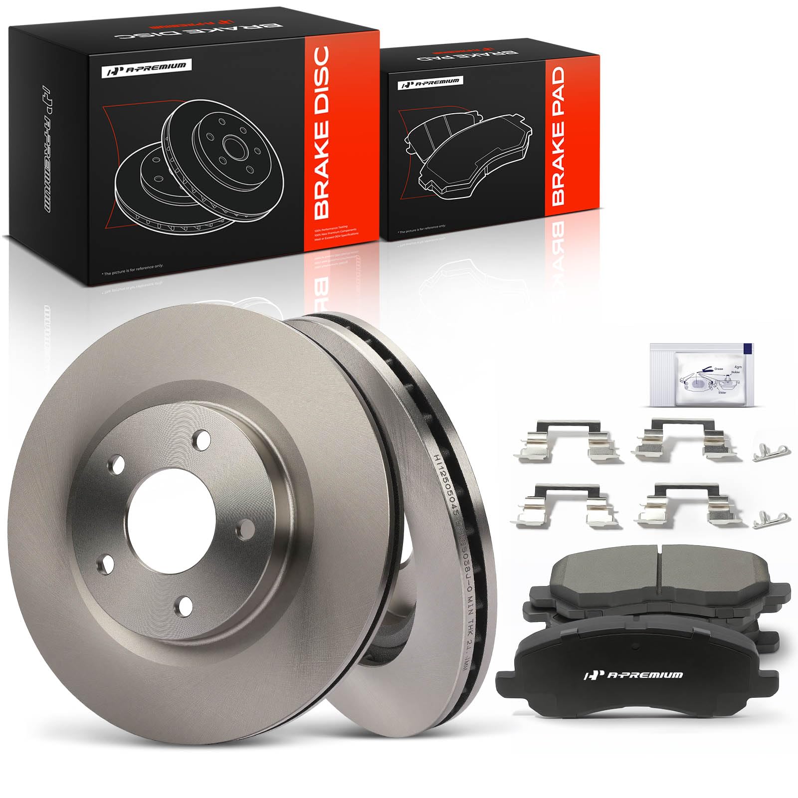 Amazon.com: A-Premium 11.57 in (294mm) Front Vented Disc Brake