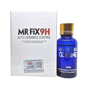 Careflection Anti-Scratch Vehicle 9H Ceramic Coating Polish Liquid Glass Paint complete Super Shine Repair Agent Care Hydrophobic Auto Detailing for all Auto mobiles (30ML + kit, Multicolored )