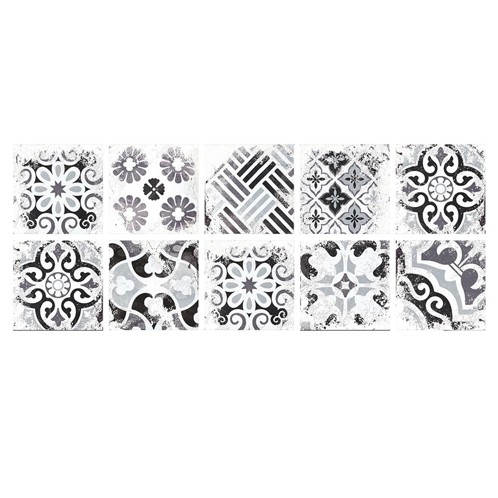 EJvkrbtx Matte Floor Tile Stickers Multicolor 10pcs 10x10cm,15x15cm,20x20cm(Color 3,15cmX15cmX10pcs)