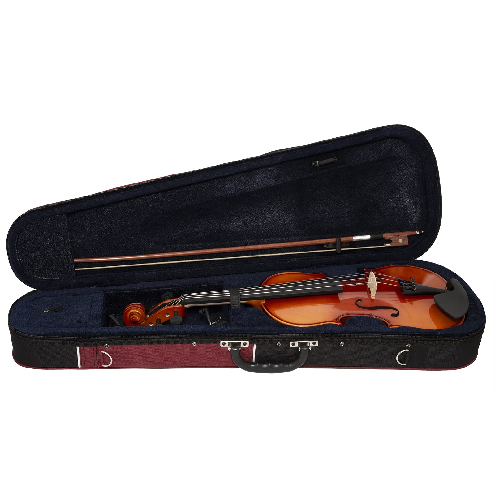 Theodore Violon 1/2 Épicéa Pack Débutant VLN16-1-2 avec étui archet colophane table épicéa violon demi‑taille