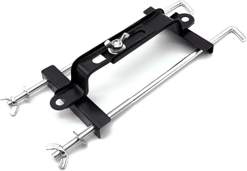 Battery Holder Down Bracket Battery Fixing Bracket Universal Adjustable Battery Crossbar with 11 inches J Bolts for Cars SUVs