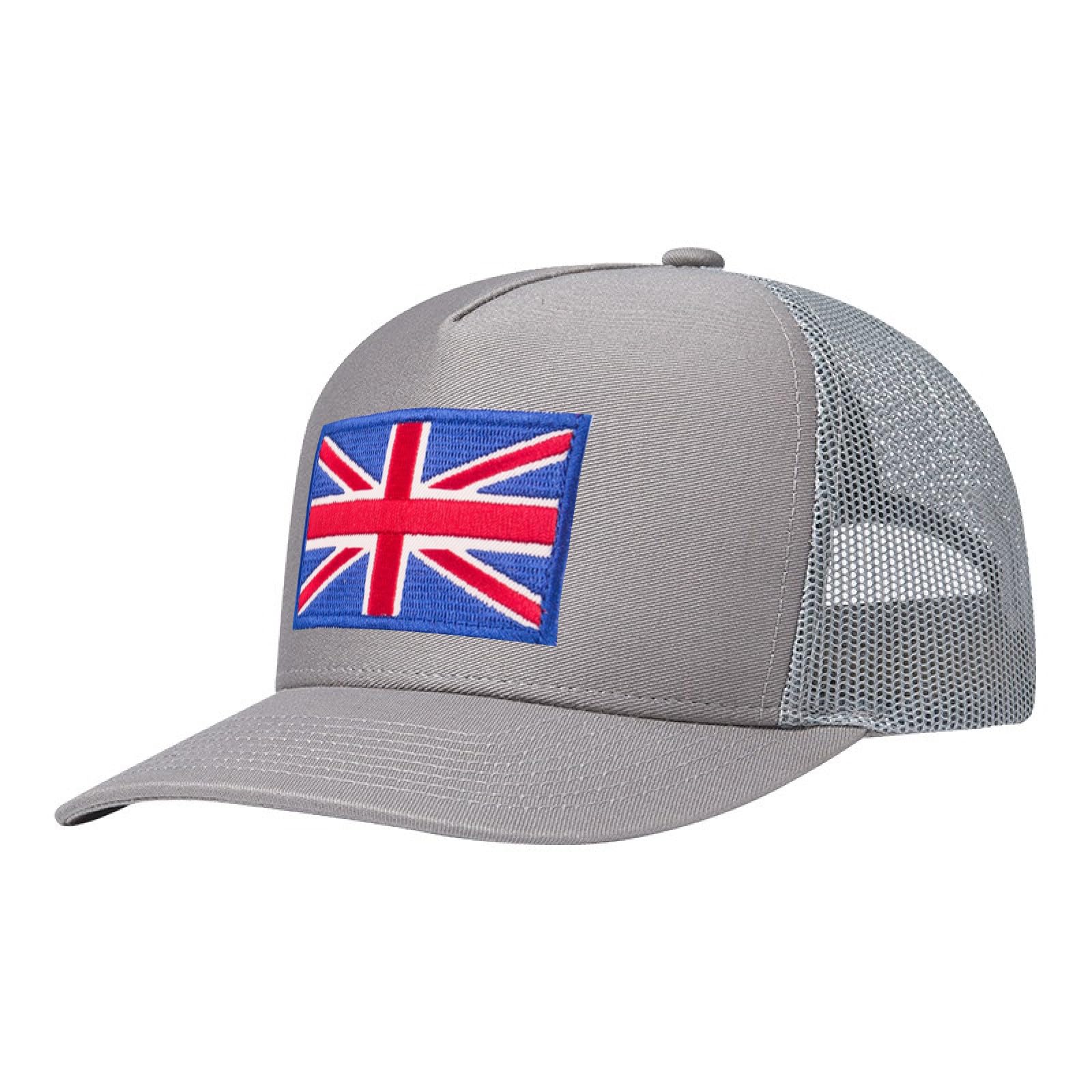 HaloHorus UK Flag Trucker Hat for Men Women, Adjustable National Flag Athletics Baseball Cap for Running, Fishing, Sports, Workout โ image 1