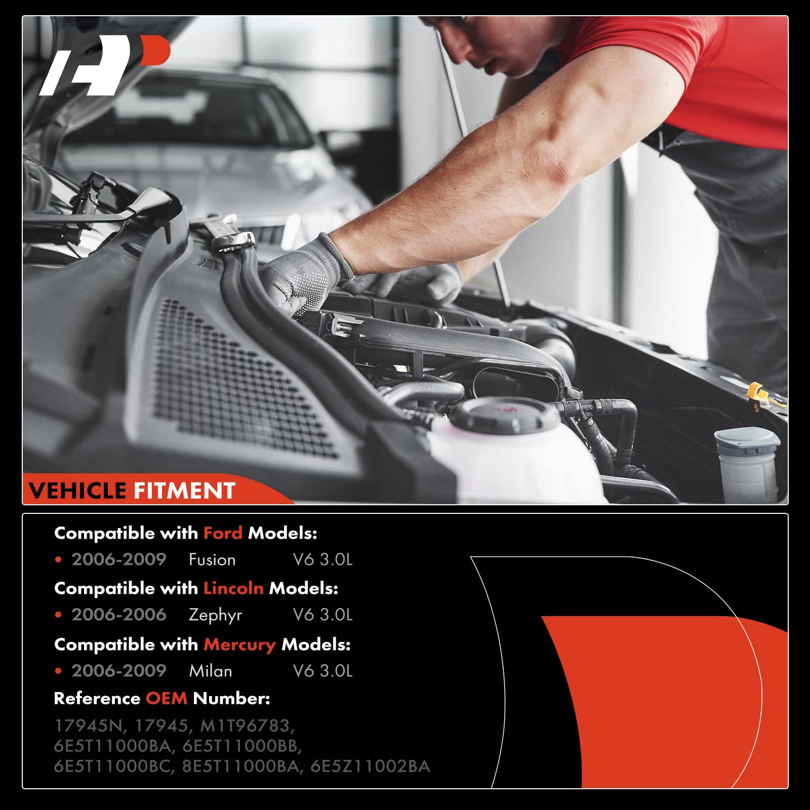 ALTERNATOR FOR FORD Fusion 2006-2009 Lincoln Zephyr Mercury Milan V6 3