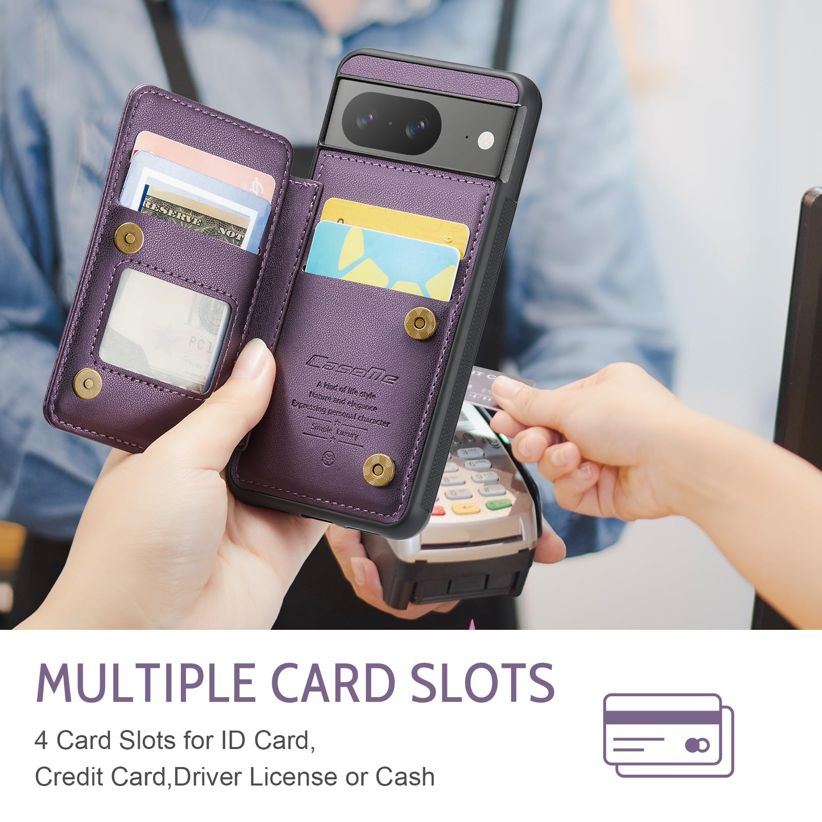 Funda Pixel 8 Pro Funda Tipo Cartera Para Google Pixel 6 Pro De Piel Sintética Con Cierre Magnético Con Tarjetero Y Funda Protectora Con Función Atril, Diseño De Esqueleto Gótico, Rosa Xiaomi 14 Pro