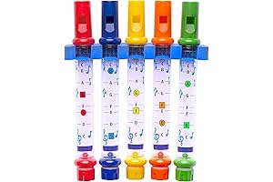 Bizzu Musical Bath Flutes, Toddler Bath Toys, Water Toys for a Fun-Filled Splash