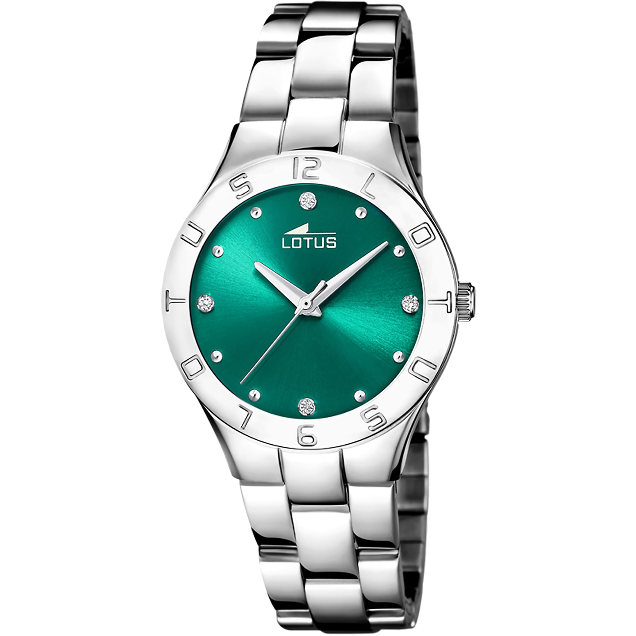 LOTUS Reloj Mujer Analógico de Acero Inoxidable 316l Plateado