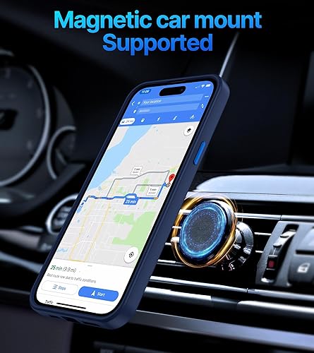 Miniatura 6 de XYZ Funda para iPhone 15 Plus con soporte, funda de doble anillo, delgada, ligera, a prueba de golpes, funda protectora para iPhone 15 Plus de 6.7