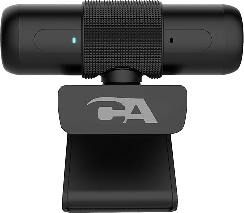 Miniatura 5 de Cyber Acoustics CA Essential Webcam 1080HD-AF - Cámara web USB con micrófono para escritorio o portátiles, cámara web de 1080p, enfoque automático