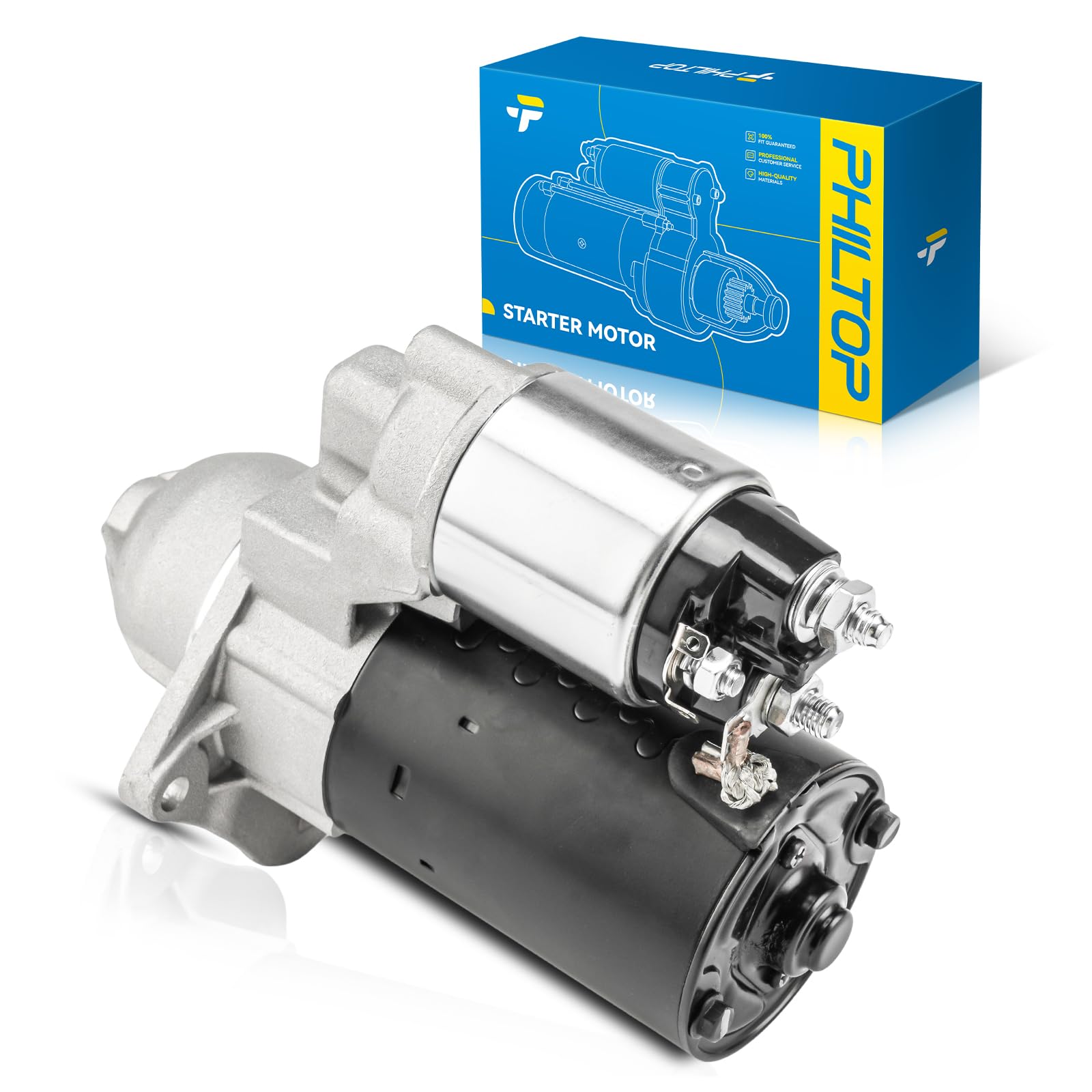 PHILTOP New Starter 19112N Compatible with Chevrolet 2011-2013 Cruze 1.4T