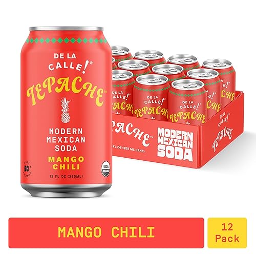 Miniatura 3 de De La Calle Tepache - Bebida de piña fermentada naturalmente, rica en antioxidantes, certificada orgánica, fermentada, baja en azúcar (chile ango)