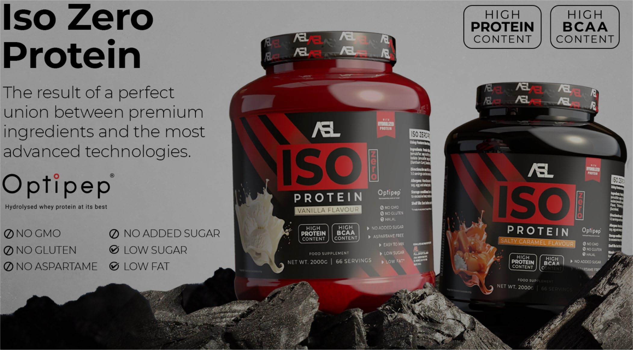 All Sports Labs Iso Zero Protéine – Chocolat – Isolat & Hydrolysat de Whey (Optipep®) – 88% Protéines – Faible en Sucres – Idéal Sèche & Récupération Musculaire – 908 g