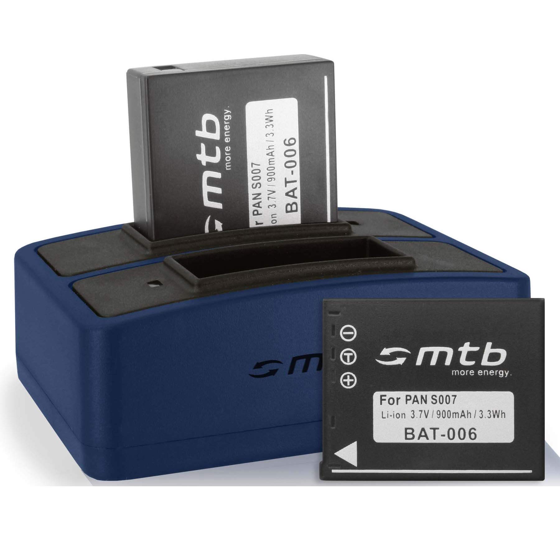 PATONA Akku Für Panasonic Kameras - CGA-S007E Ersatz Mit 1000mAh