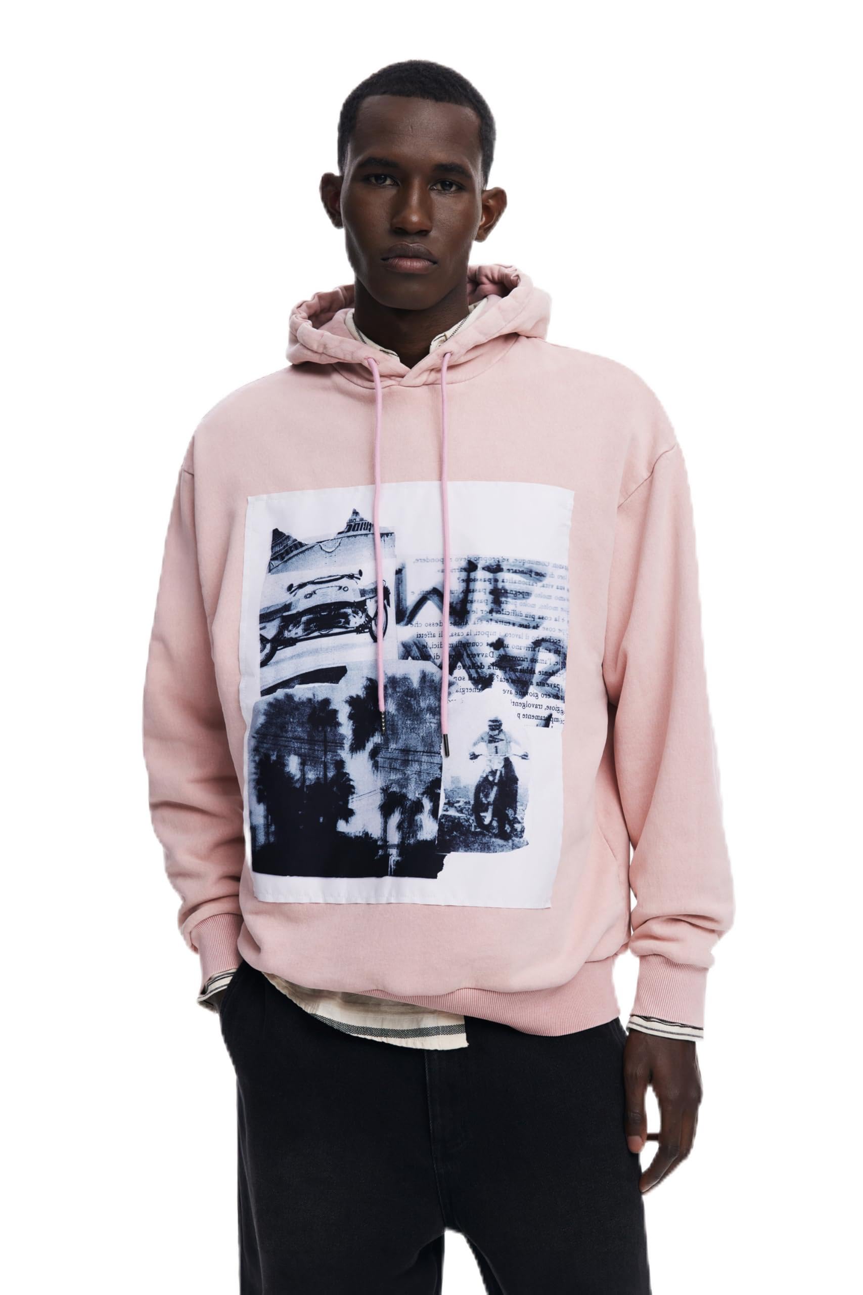 Desigual SWEAT_PINK, 3035 PINK STICK, L
