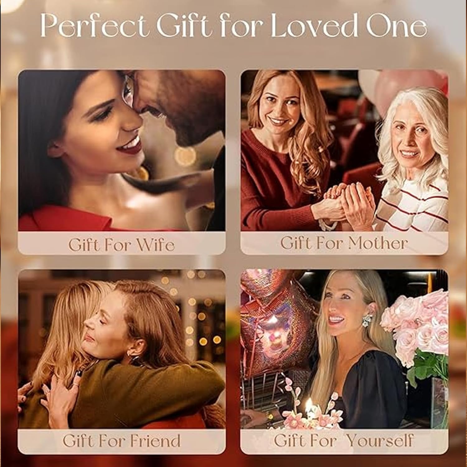 ZhiRui Women's 18K Gold Plated Stackable Bracelet Set - Waterproof Mother of Pearl Heart Cubic Zirconia Jewelry Gifts for Women - Image 6