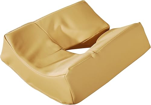 Master Massage Cojín ergonómico patentado de espuma viscoelástica para el reposacabezas de la cara, color crema Master Massage Cojín ergonómico patentado de espuma viscoelástica para el reposacabezas de la cara, color crema