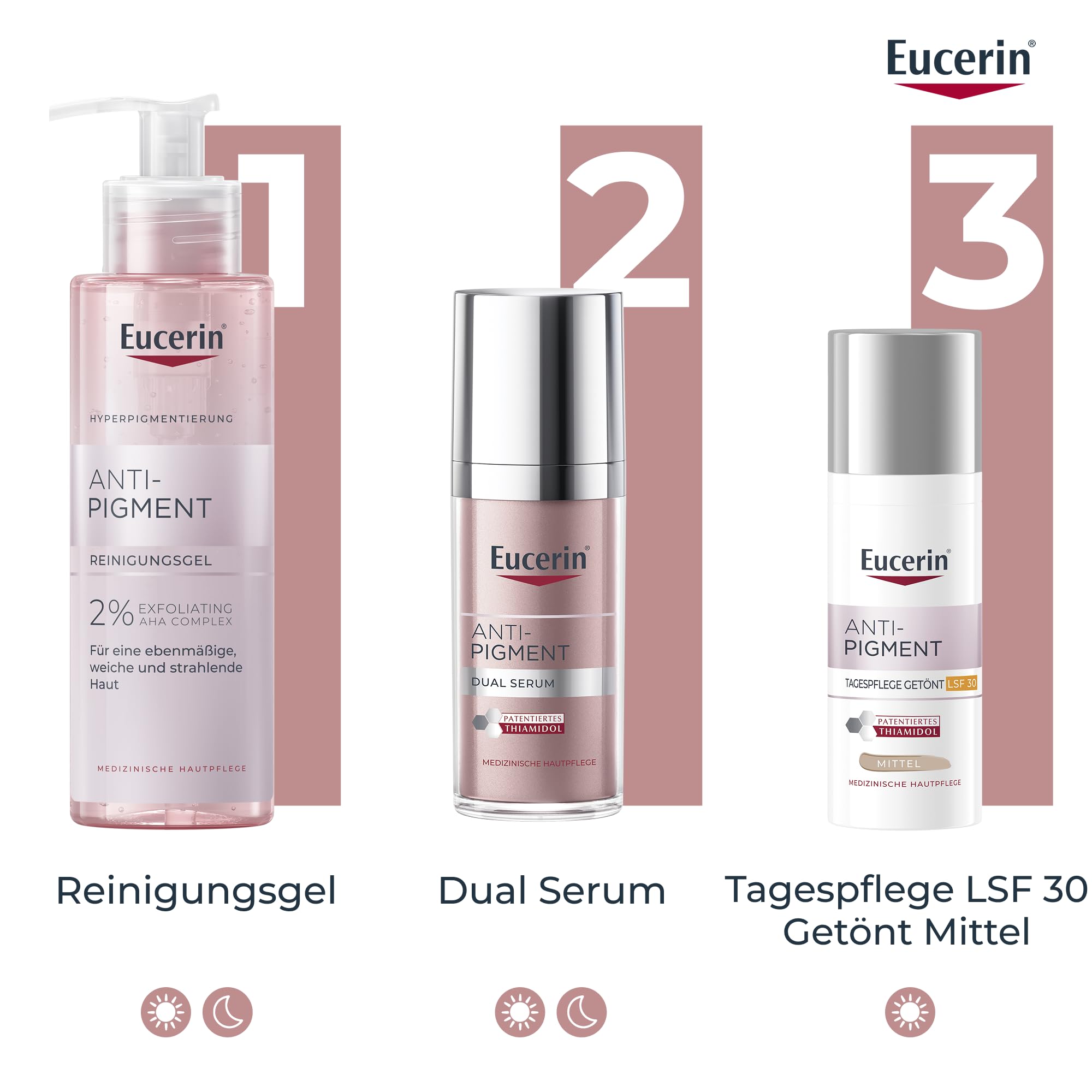 EUCERIN Anti-Pigment Tagescreme LSF 30 getönt 50 ml
