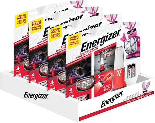 Miniatura 9 de Energizer Kit de seguridad LED + linterna PRO, resistente al agua IPX4, luces de alto rendimiento para exteriores, campamento, correr, tormenta,