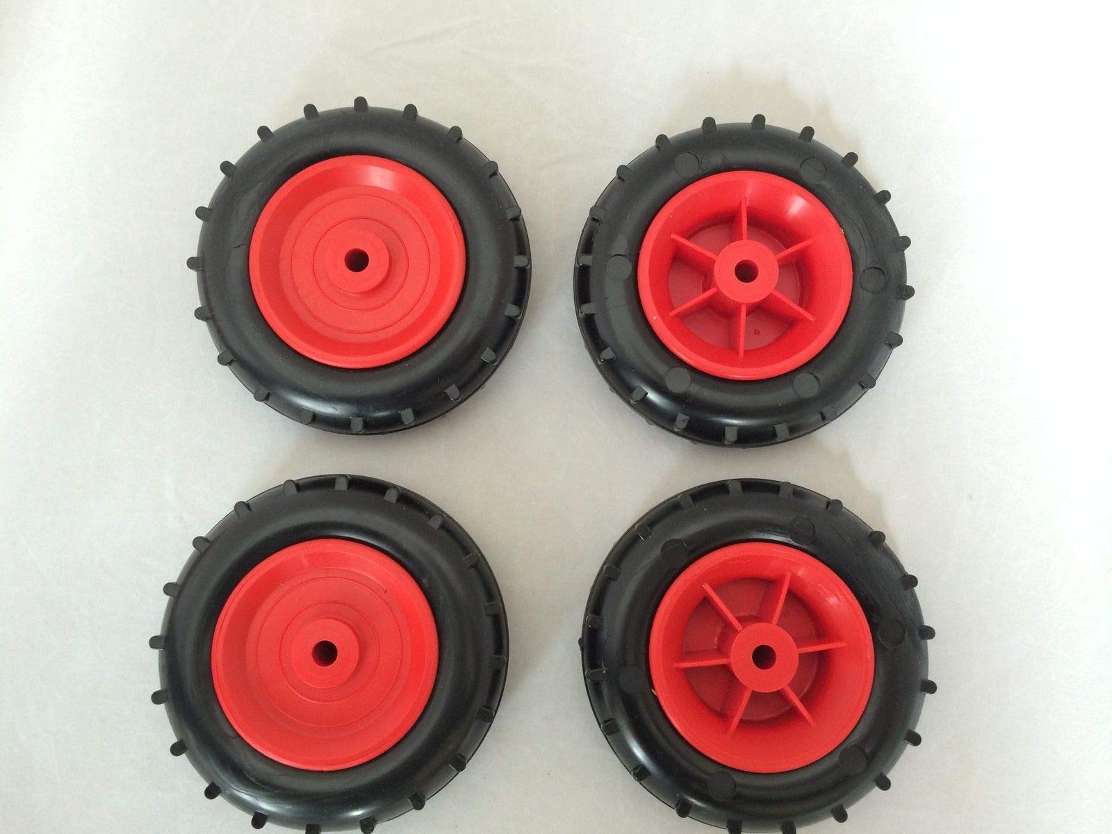 Carrello Da Spiaggia Pieghevole TYRS Con Ruote In Plastica Portata Massima 120 Kg Colore Rosso
