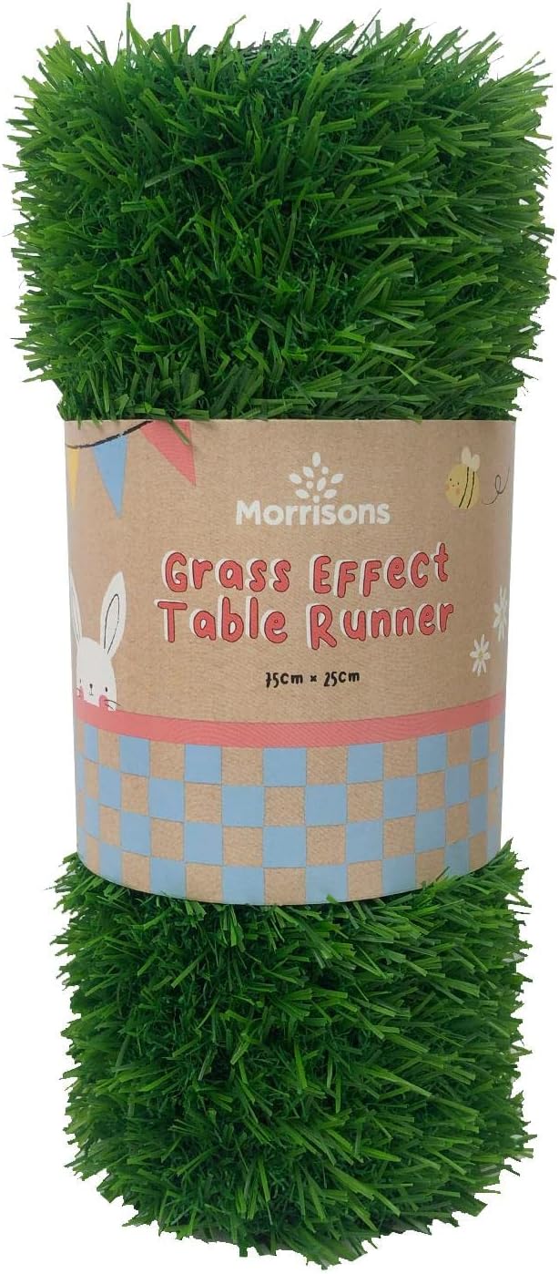 MORRISONS Grass Table Runner Amazon.co.uk Home & Kitchen