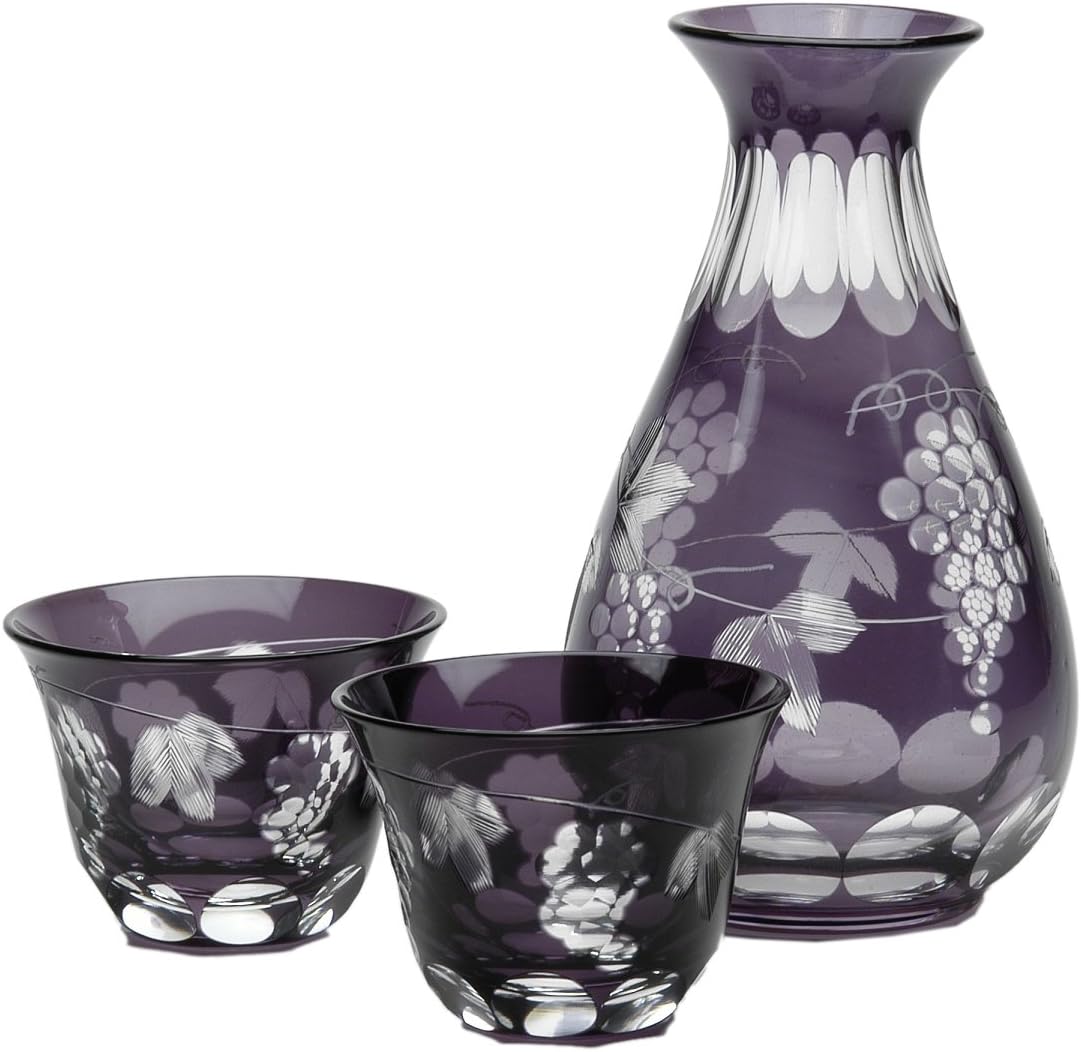 未使用 晩酌セット(光琳f1 肥前のうつわ 河村硝子) 5名分 未使用 晩酌