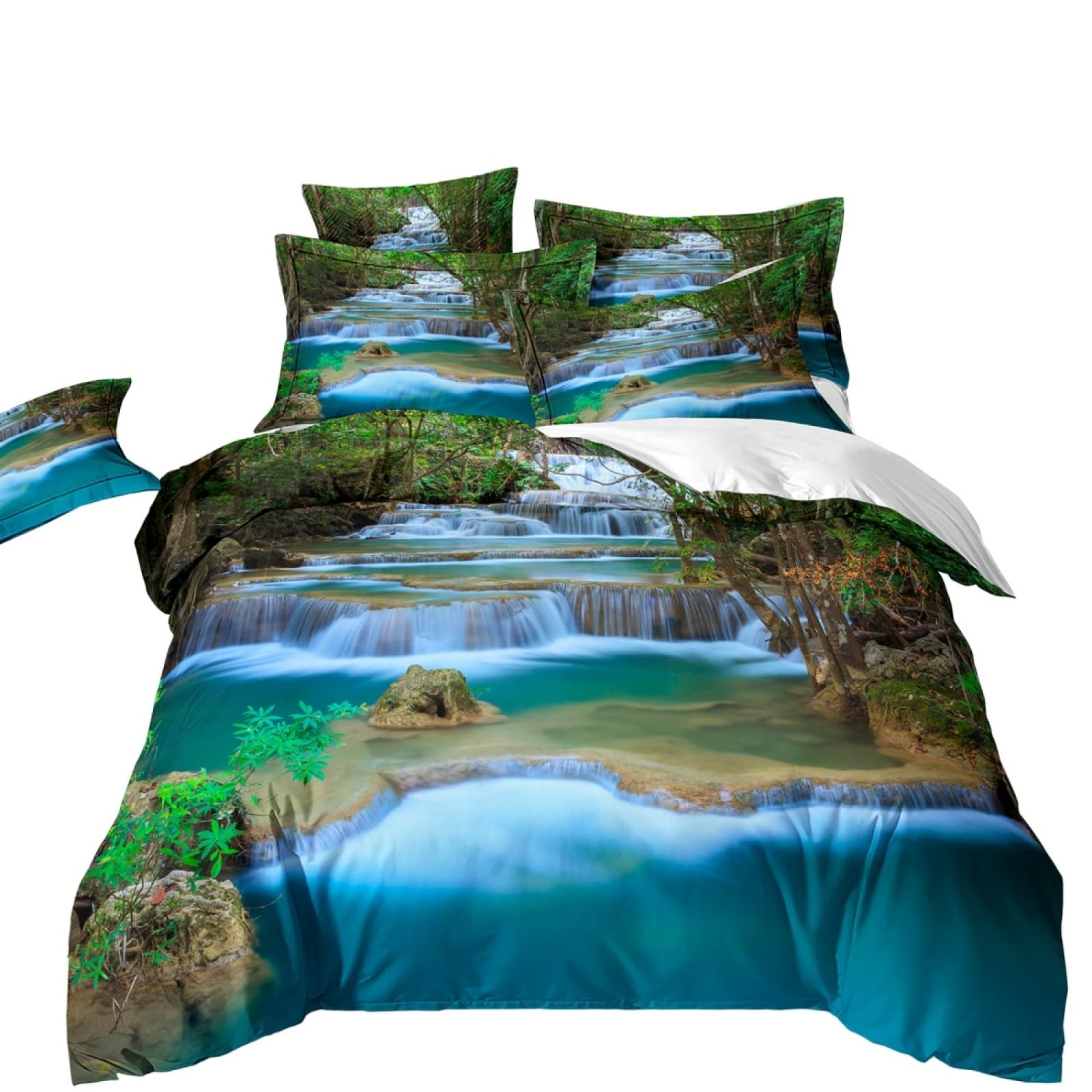 Single Duvet Cover Set Brown Blue Green Single Bed Duvet Cover Set