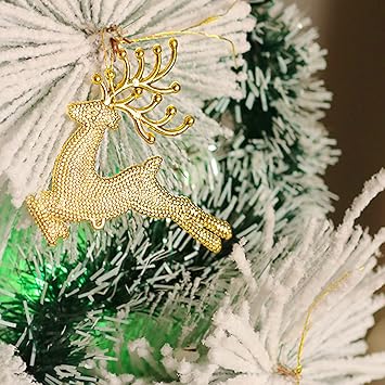 Kanak Decor 2 Pcs Green & Snow Wreath for Front Door,Wall Decor & Wall Hanging Best for Merry Christmas & X-mas Home Party Decoration and Gift (Pack of 2, Green & Snow Wreath Combo)