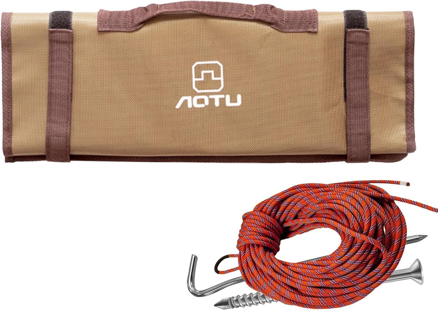 Camping Tent Stakes Bag,Tent Stake Storage Bag, Beefoor