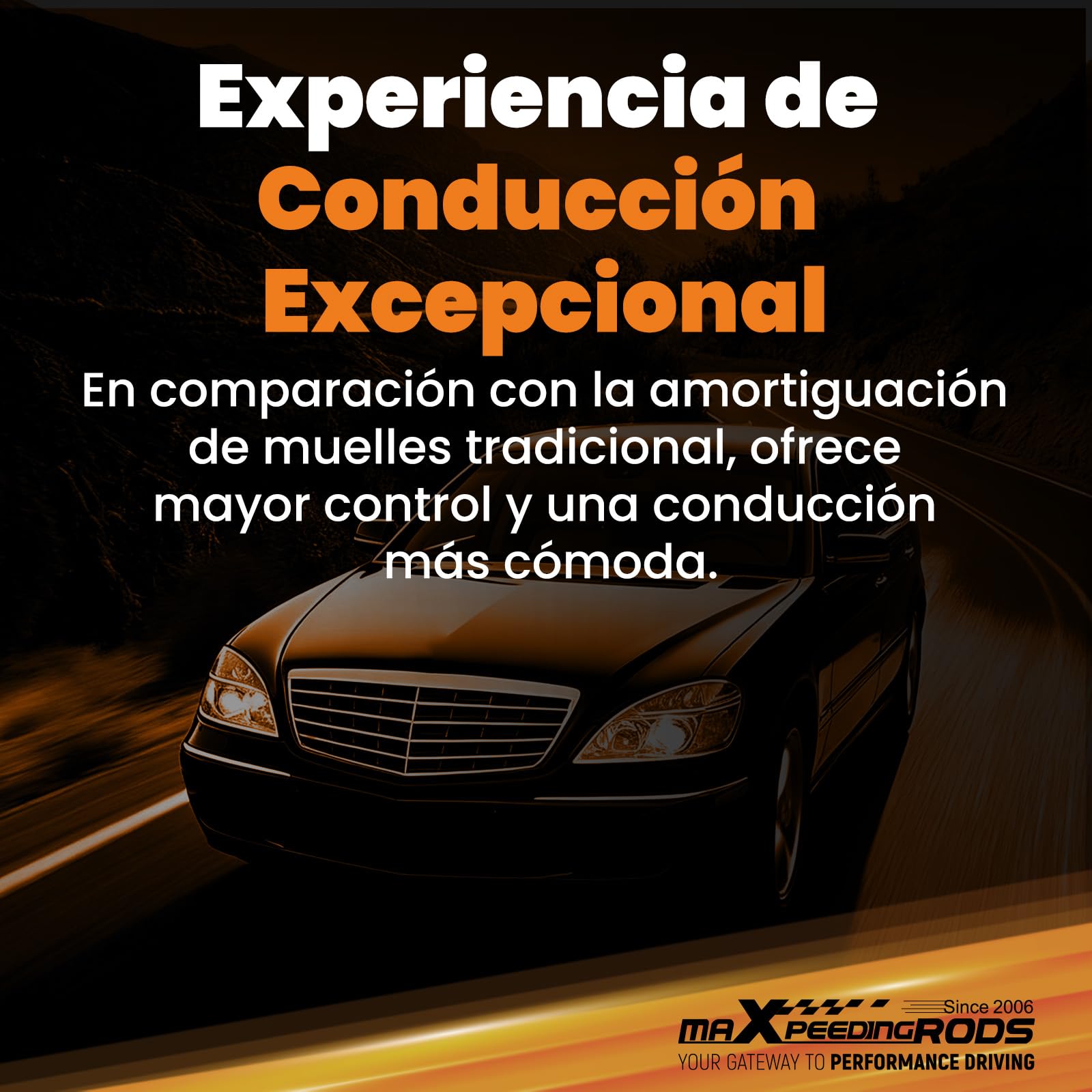 maXpeedingrods Amortiguador de Aire, Suspensión Delantera de Alta Sensibilidad y Estabilidad, Suspensión Neumática de Choque para Coche S-Class W220 S280 S320, Ajuste Preciso y Instalación Fácil.