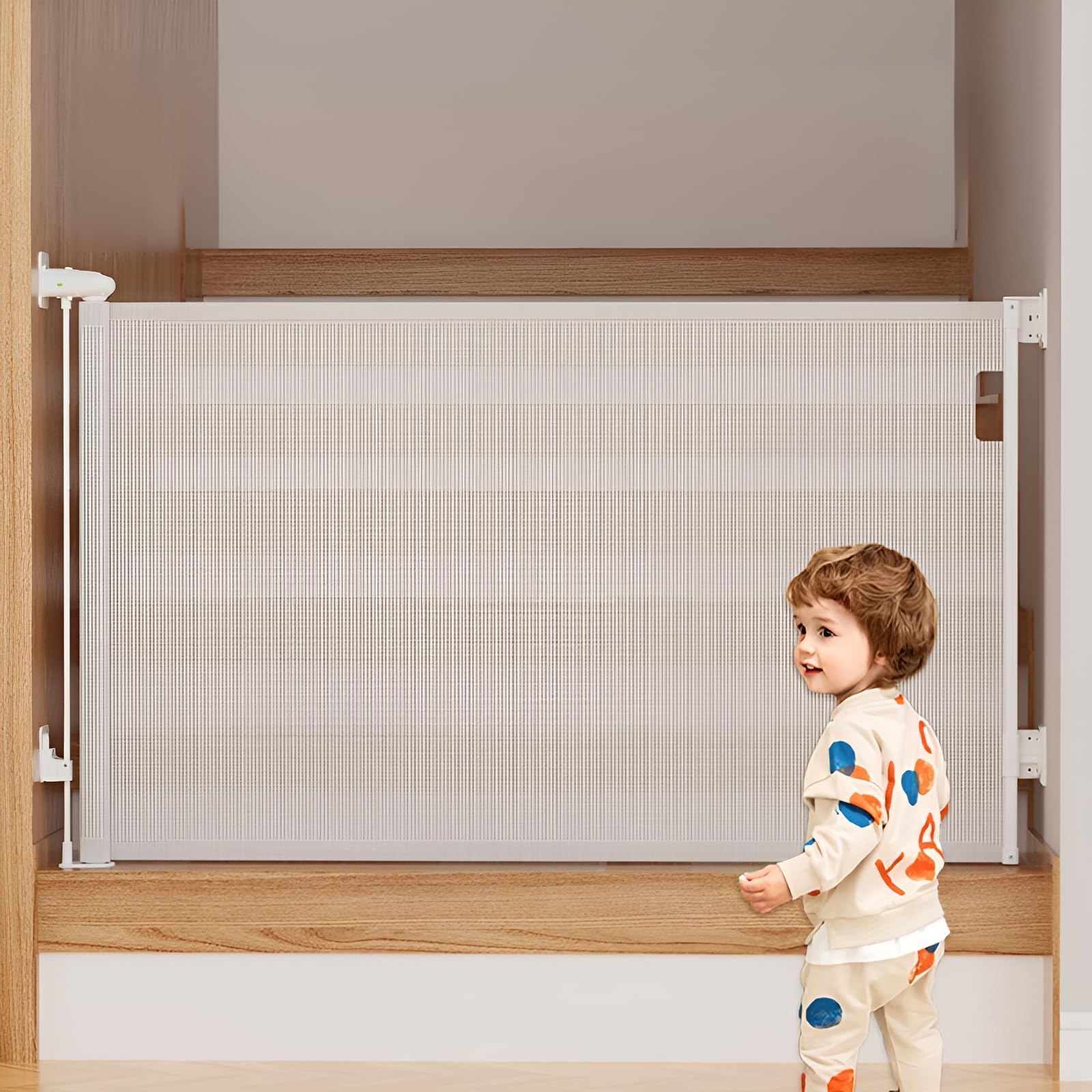 【お取引き済】美品2台☆穴あけ不要の木製ベビーゲート Amazon.co.jp: [koulaya] ベビーゲート ロール 穴あけ不要【2025強化版